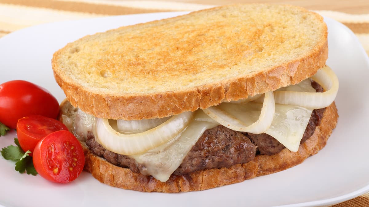 Grilled Patty Melts with Smothered Onions