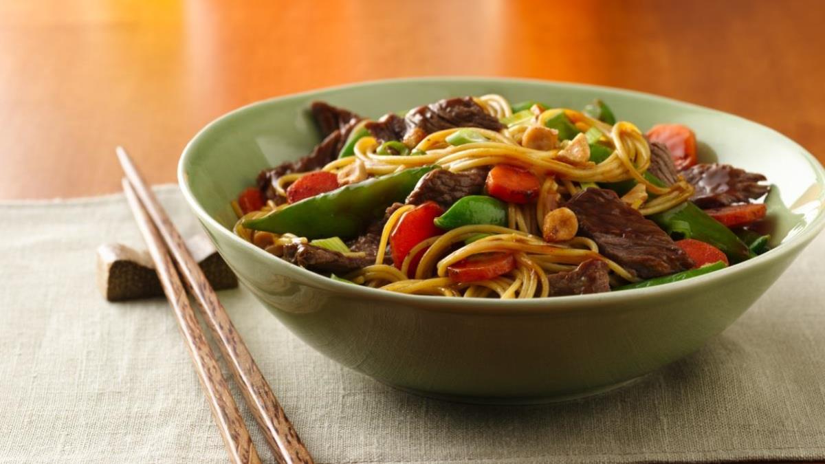 Asian Beef Noodle Bowls