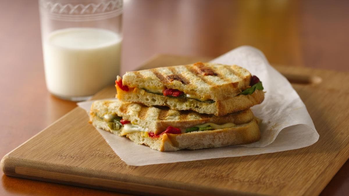 Fontina Panini with Spinach