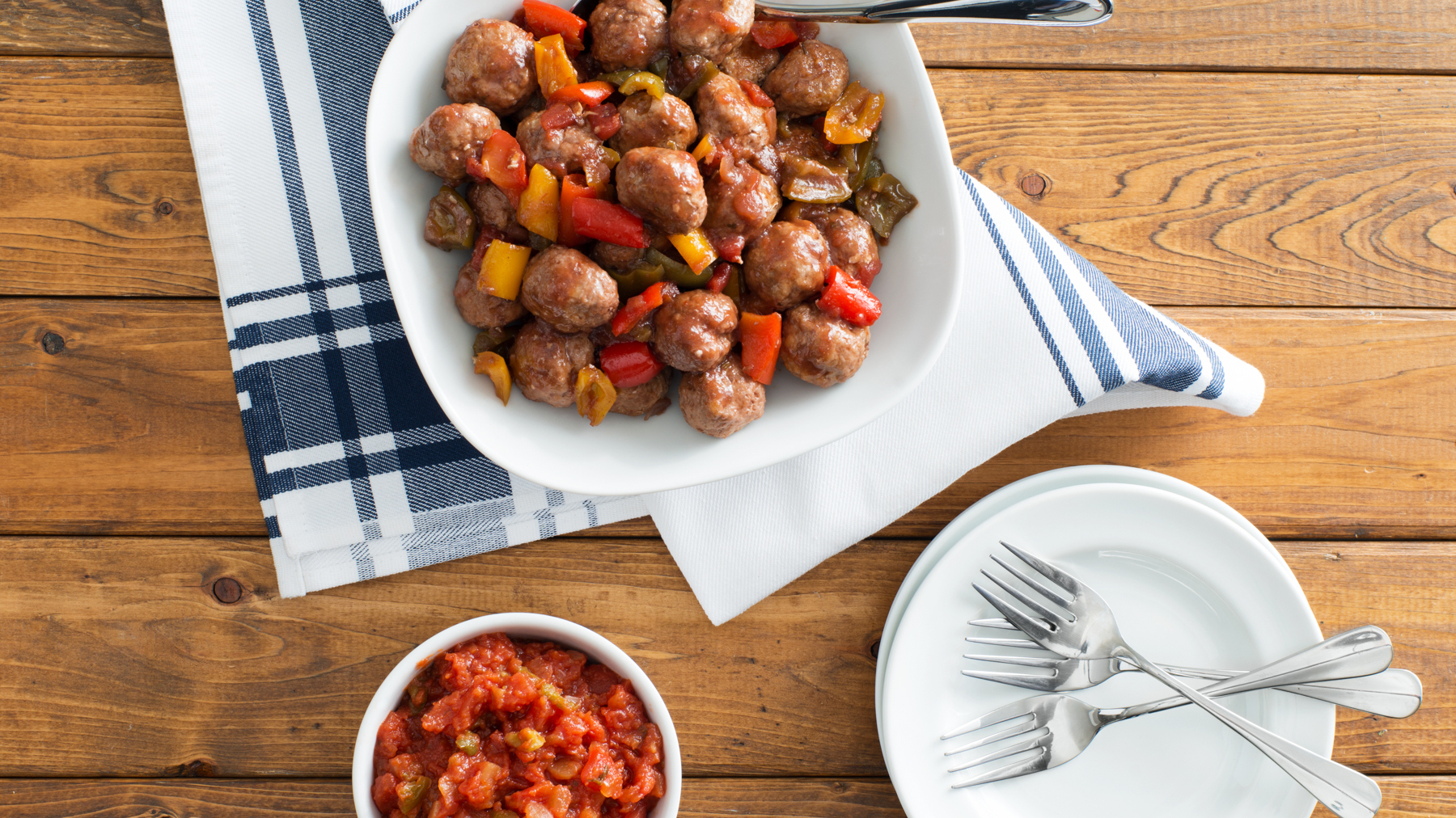 Sweet and Zesty Meatball with Peppers-134
