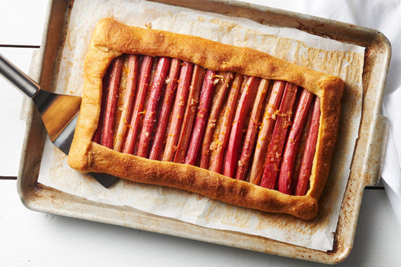 5-Ingredient Rhubarb Tart