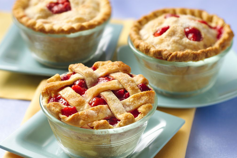 Strawberry-Rhubarb Mini Pies