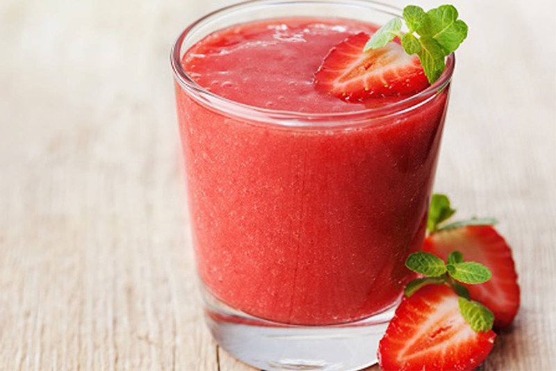 Strawberry-Rhubarb Slush