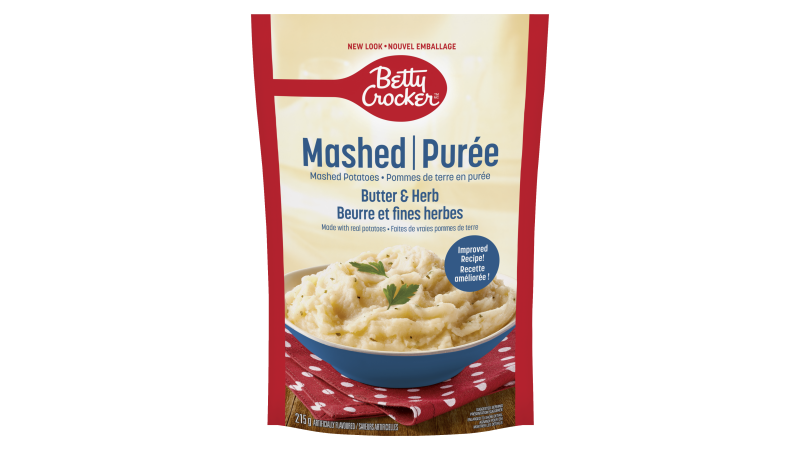 Butter and herb instant mashed potatoes sales