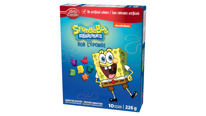 SpongeBob Animated Edition Fruit Snacks 