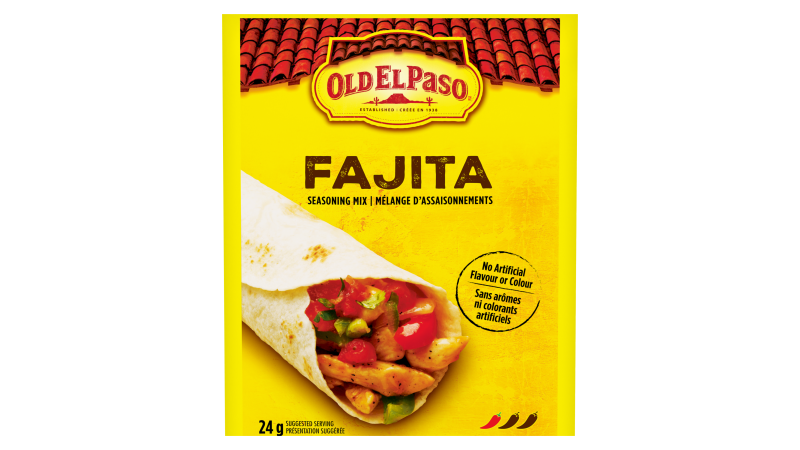 Old el paso fajita seasoning hot sale
