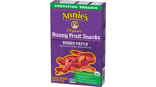 Organic Berry Patch Bunny Fruit Snacks