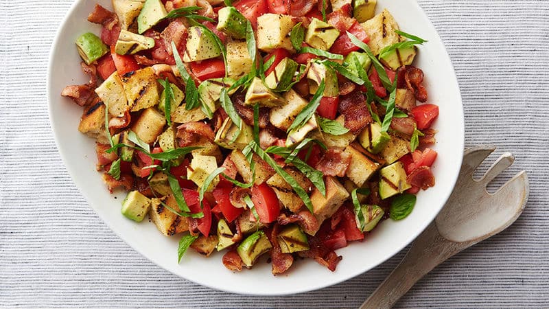 Grilled Avocado and Bacon Panzanella_16x9