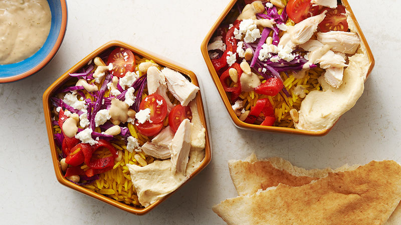 Mediterranean Chicken Pita Bowls_16x9