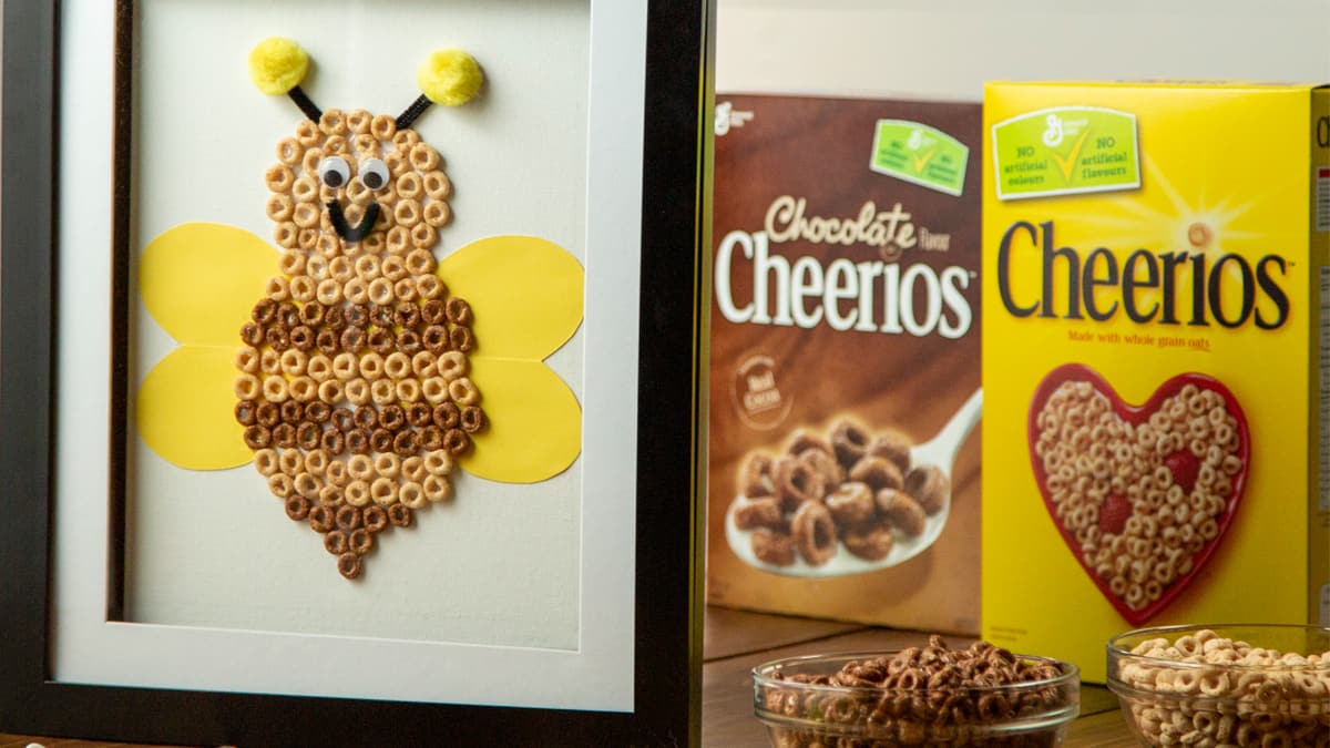 Cheerios Bee Art