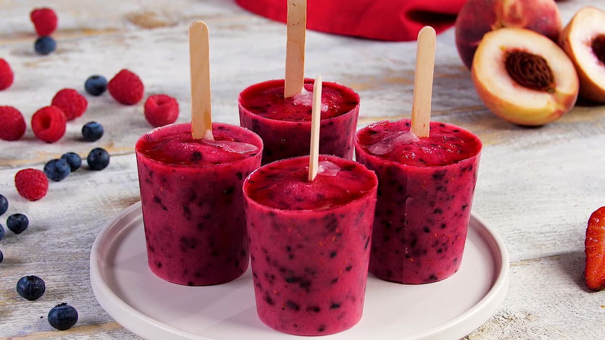 Yop Smoothie Popsicles