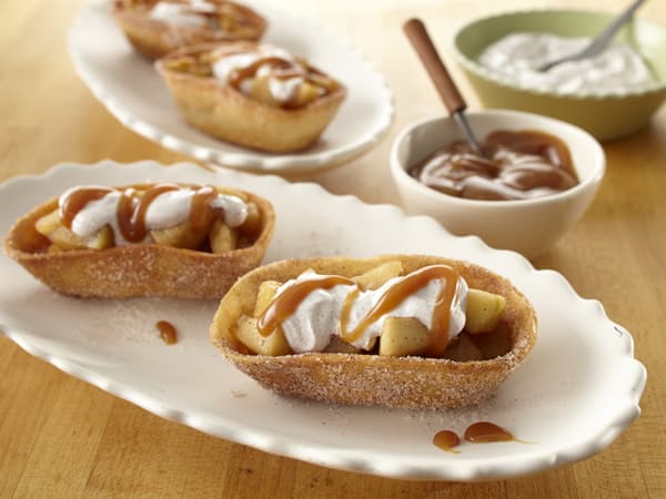 Apple Empanadas Mini Tortilla Bowls Recipe - LifeMadeDelicious.ca