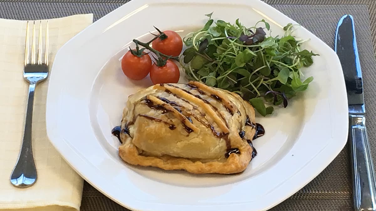 Filet mignon en croûte avec réduction de sirop d'érable au balsamique