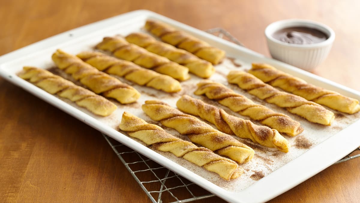 Baked Crescent Churros