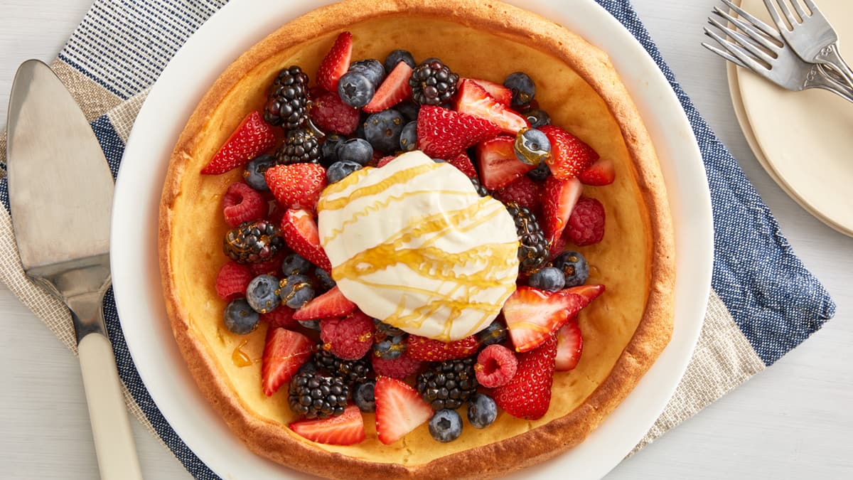 Berries and Cream Dutch Baby