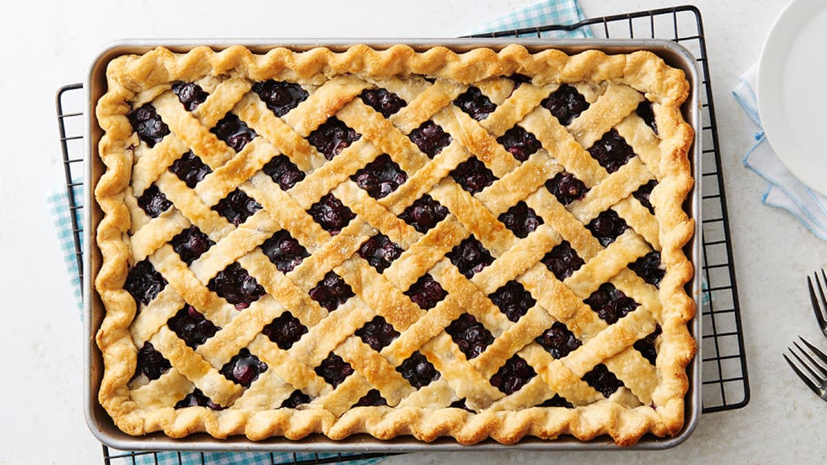 Blueberry Slab Pie