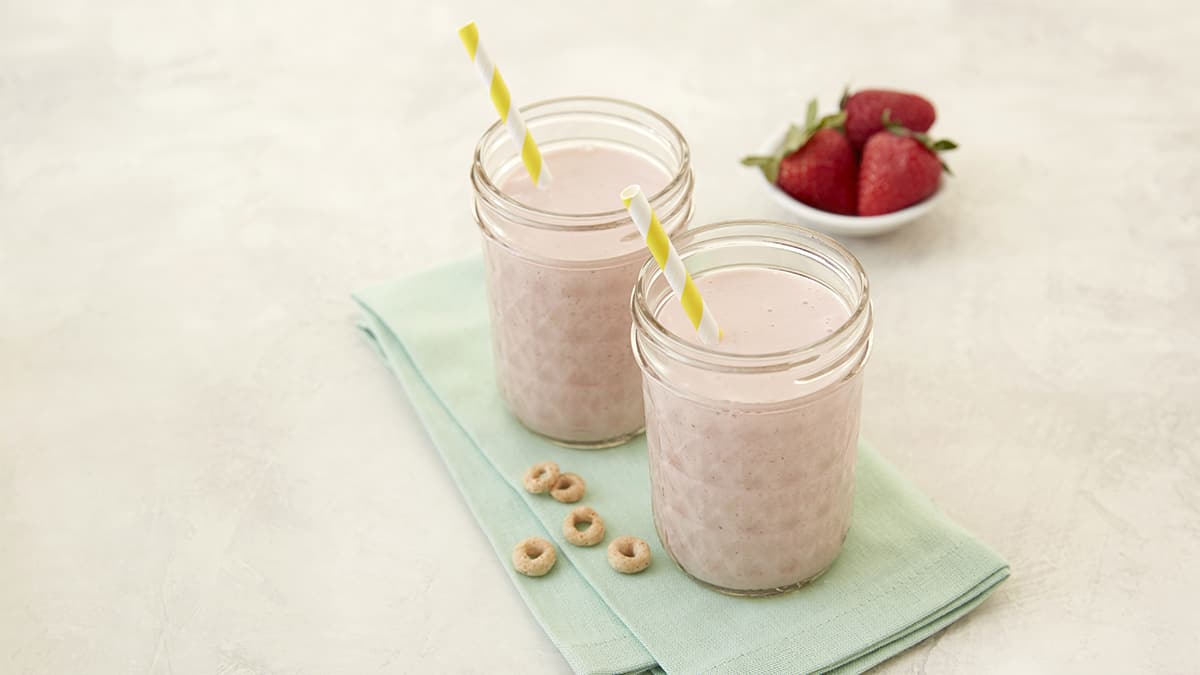 Lait frappé déjeuner aux Cheerios*