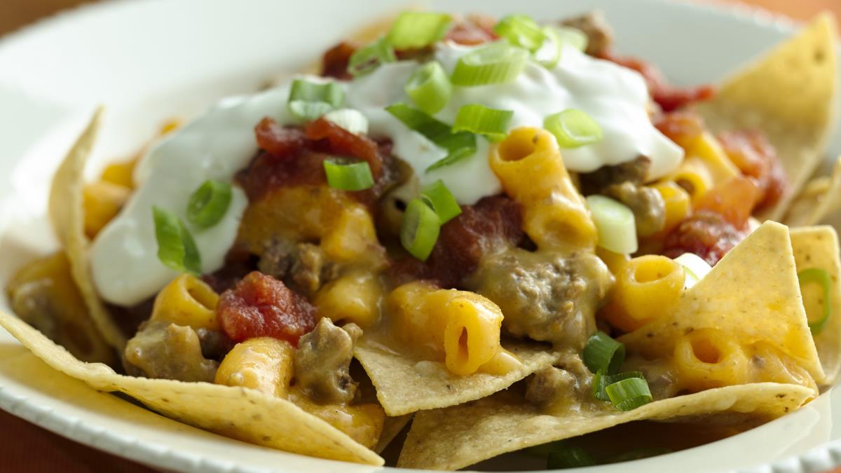 Macaroni boeuf et fromage à la mexicaine