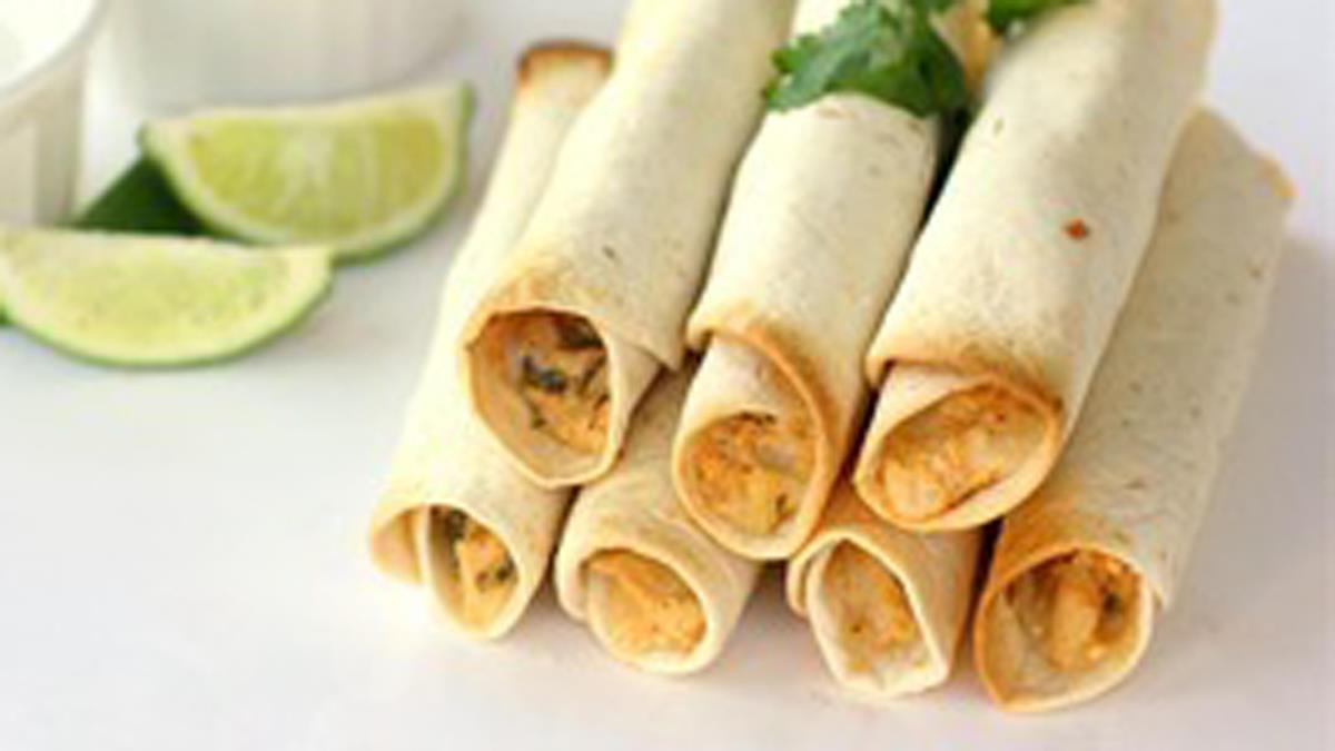 Chicken and Cheese Flautas