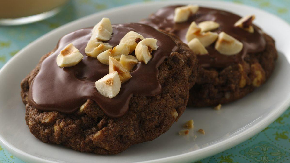 Choco-Hazelnut Latte Cookies