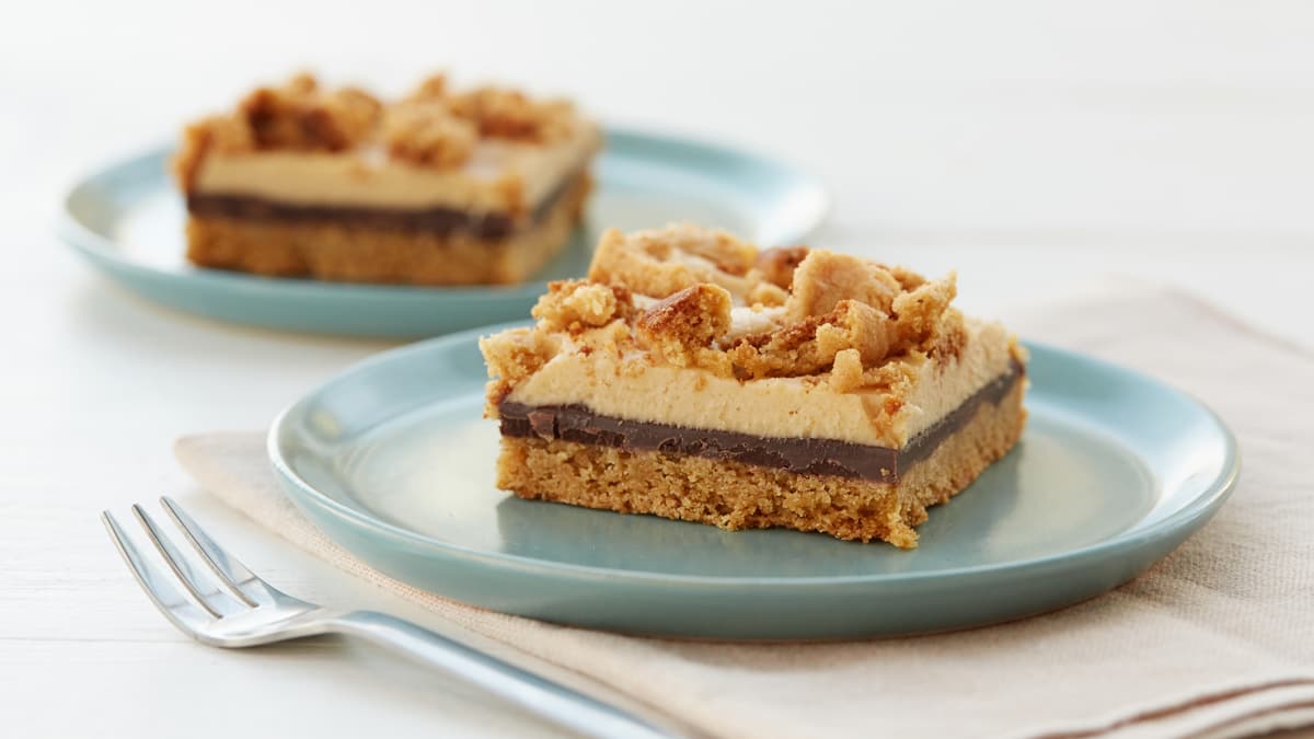 Chocolate-Cream Cheese-Peanut Butter Bars