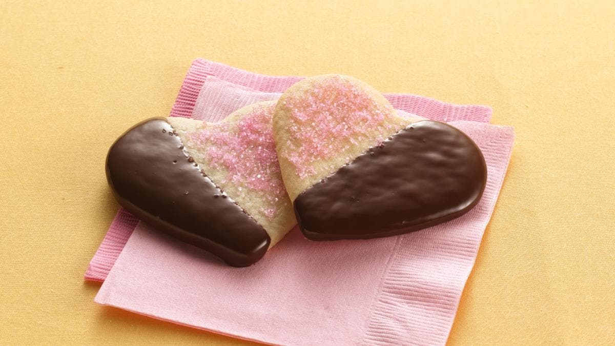 Chocolate Dipped Hearts