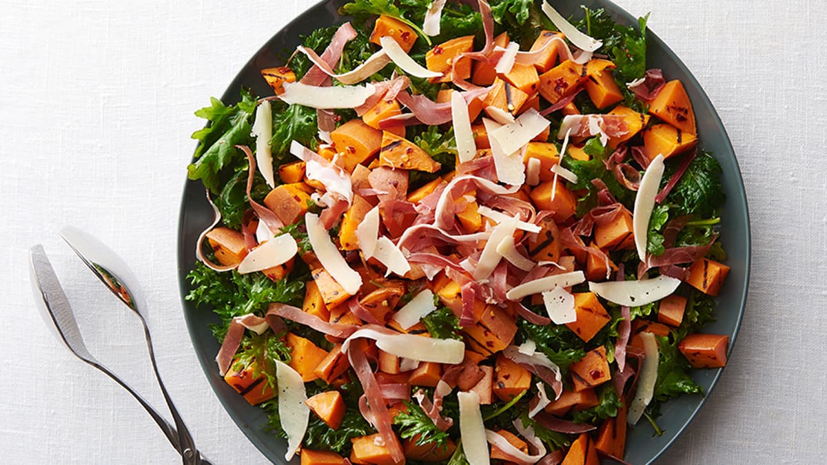 Grilled Sweet Potato Salad