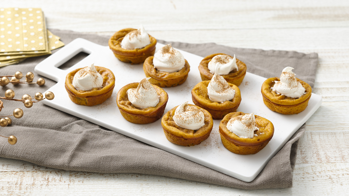 Impossibly Easy Mini Pumpkin Pies