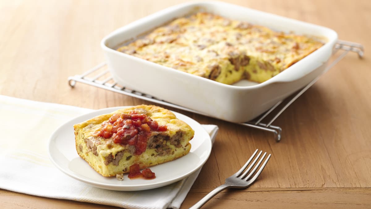 Overnight Sausage and Egg Bake