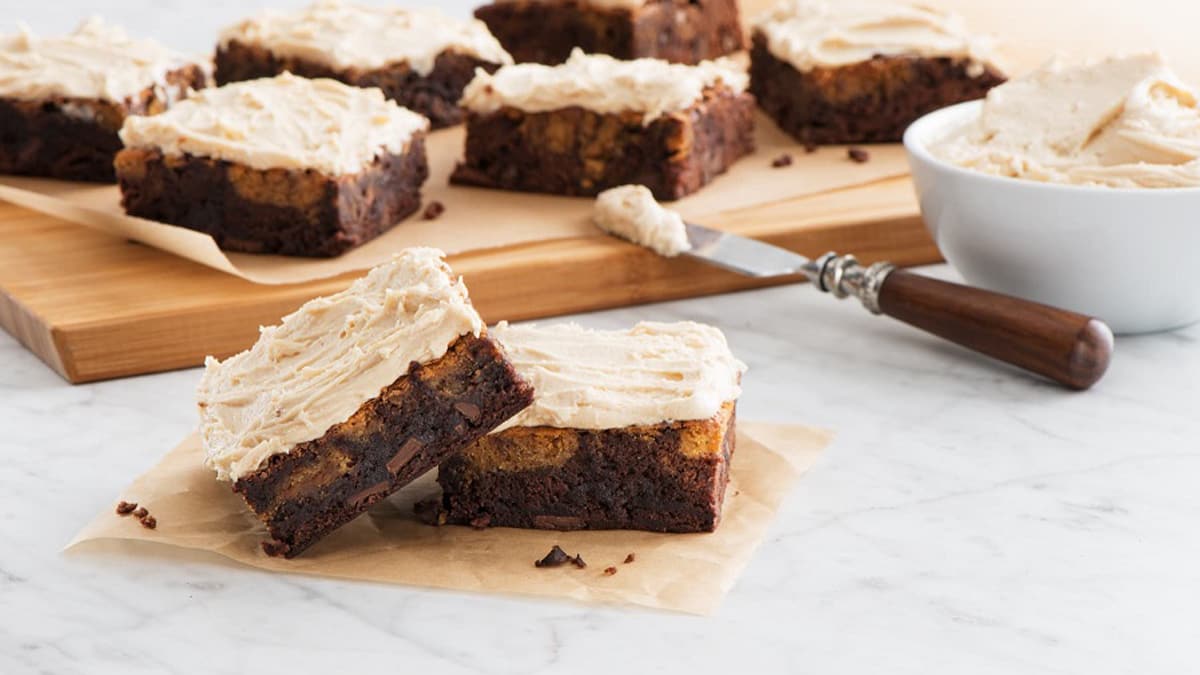 Peanut Butter Ripple Brownies