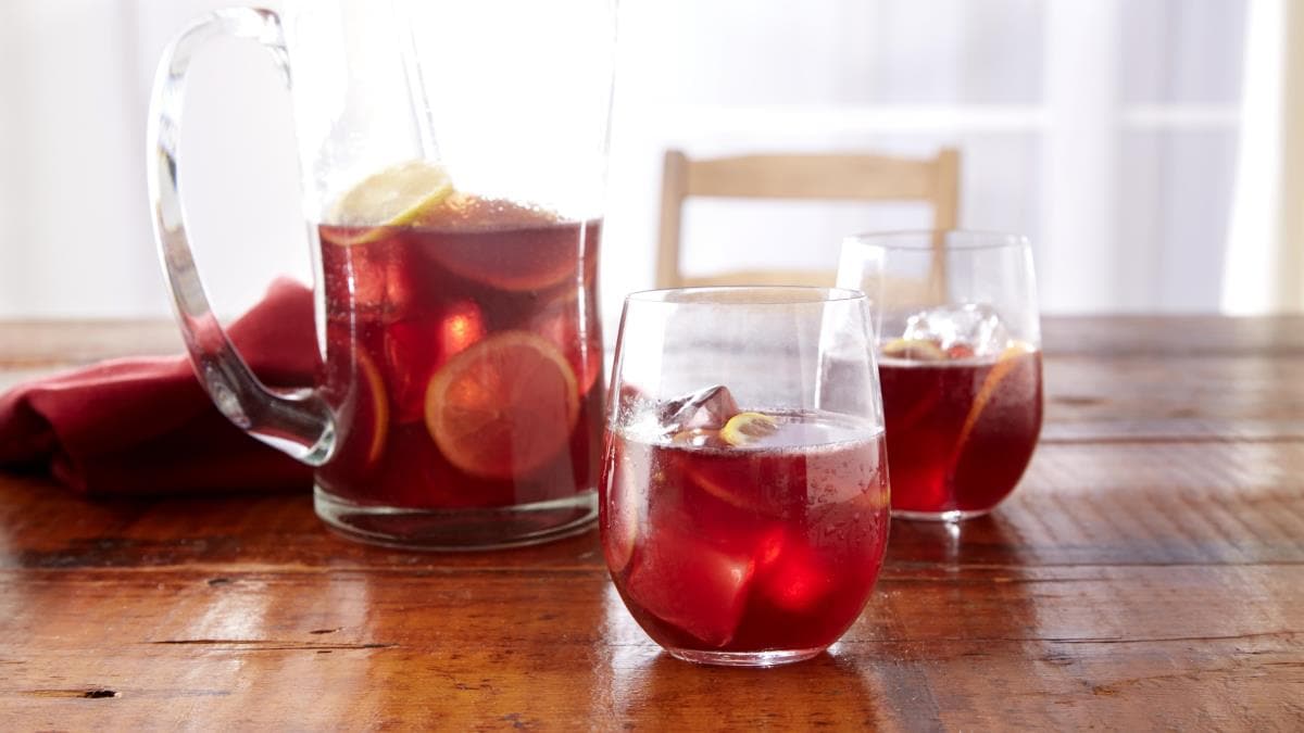 Raspberry Apricot Sangria