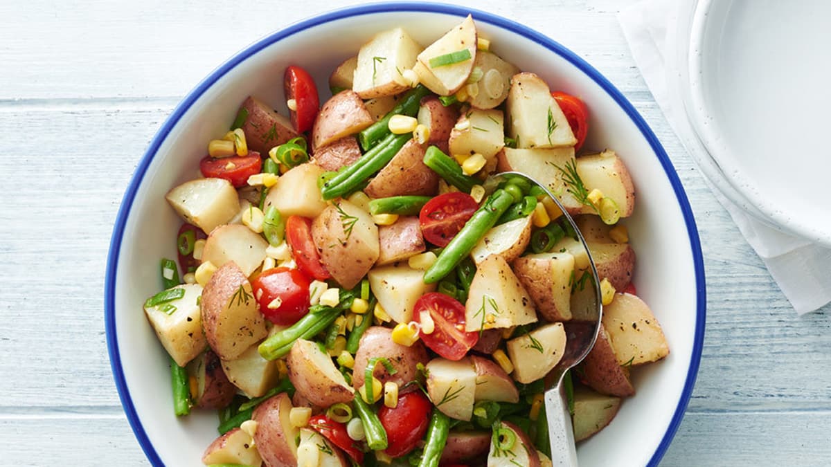 Roasted Vegetable Potato Salad