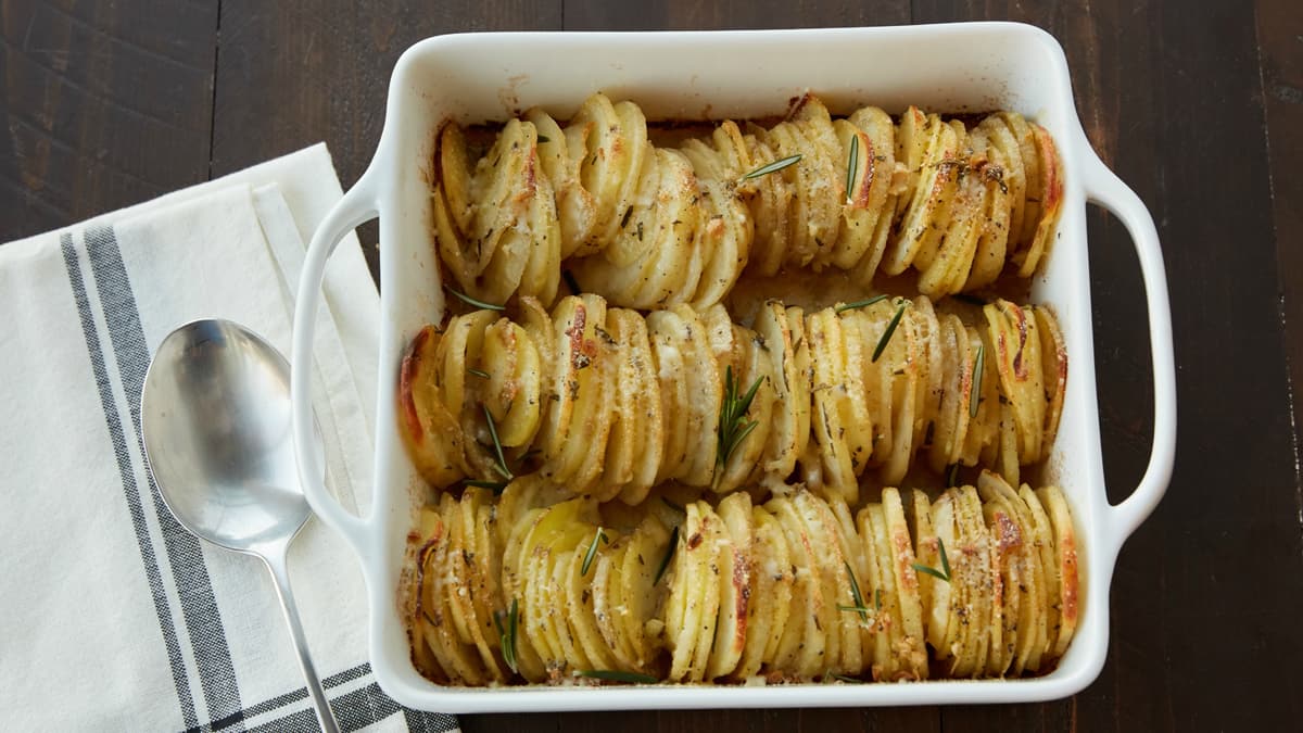 Rosemary-Garlic Hasselback Potatoes