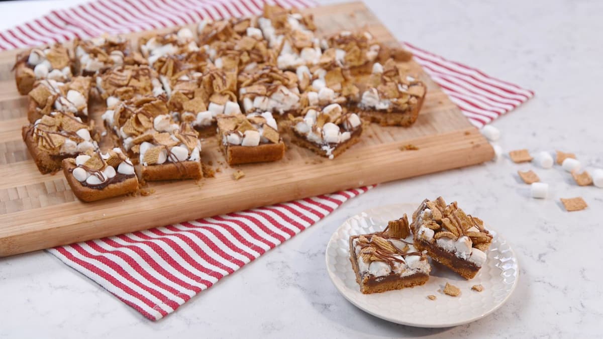 S'more Peanut Butter Bars