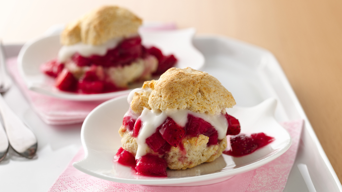 Shortcakes aux fraises et au yogourt 