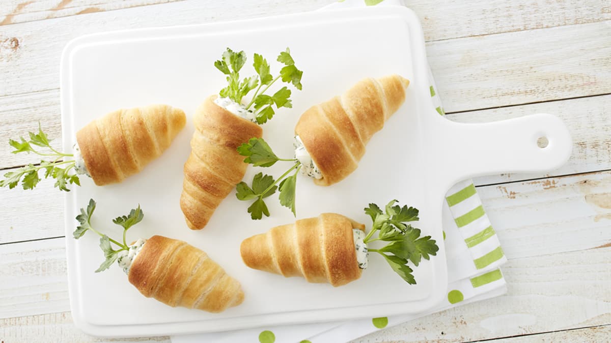 Stuffed Crescent Roll Carrots