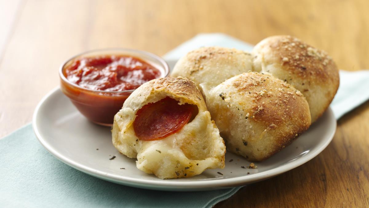 Stuffed Crust Pizza Snacks