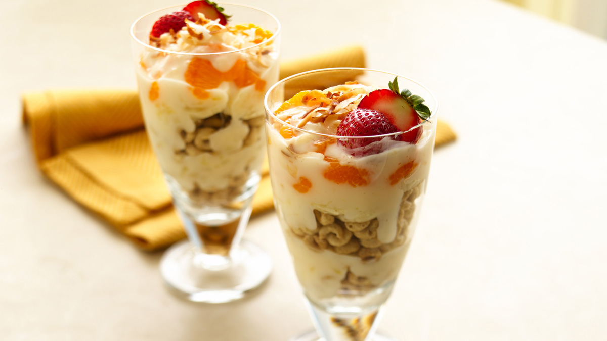 Ambrosia Yogurt Parfaits