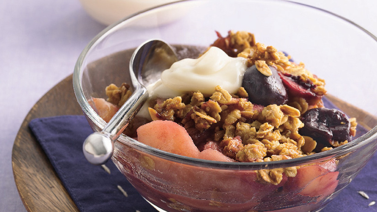 Apple-Cherry Crisp