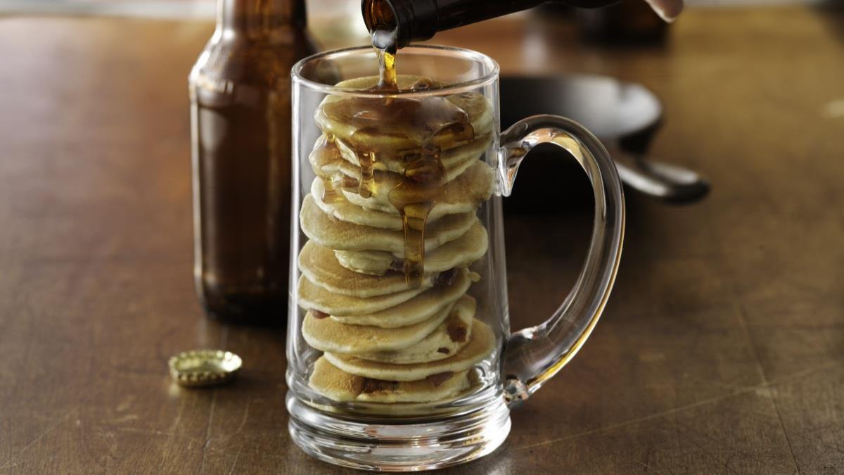 Beer and Bacon Mancakes