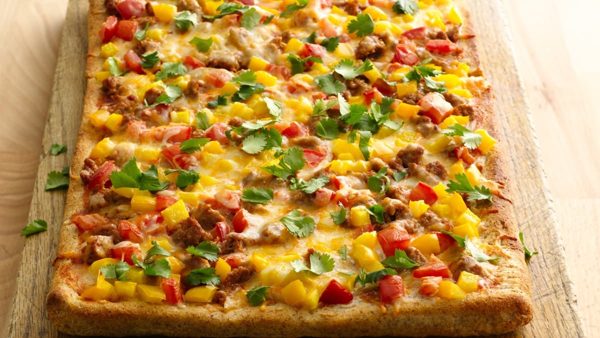 Best Taco Pizza - on the grill!
