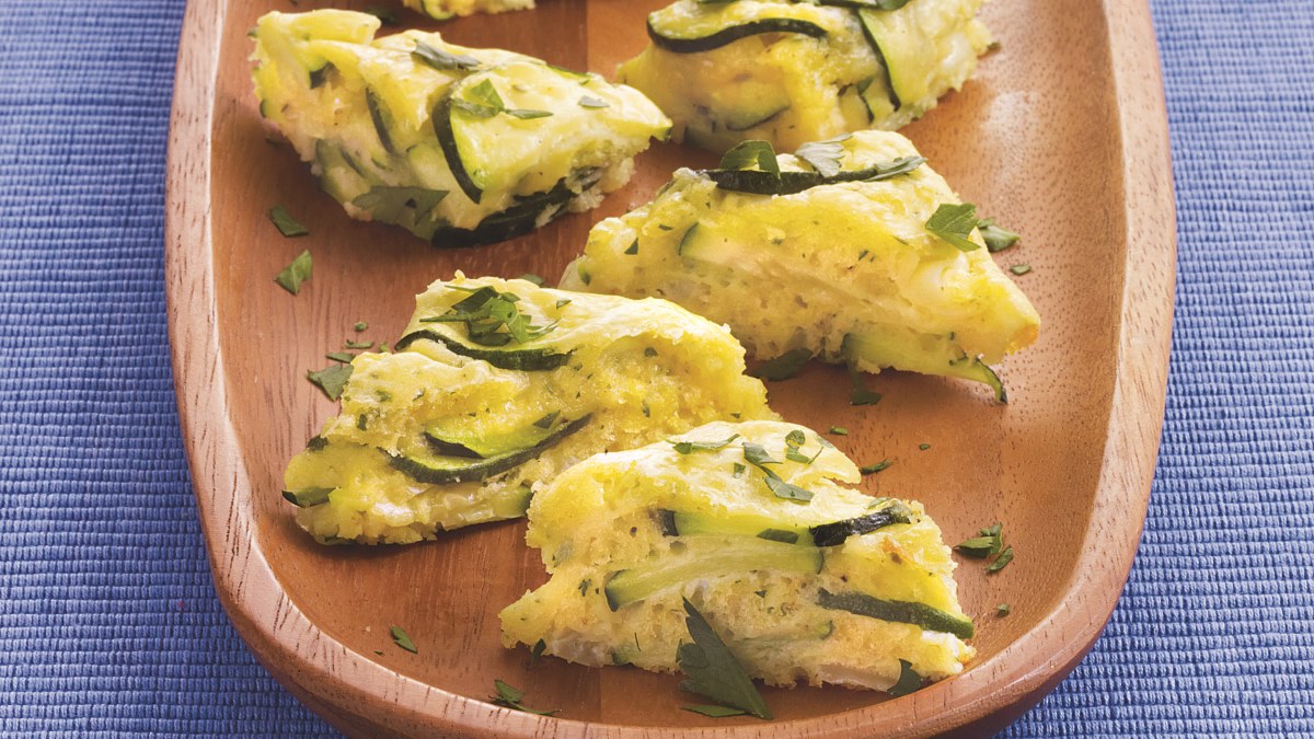 Bouchées de courgettes et de fromage 