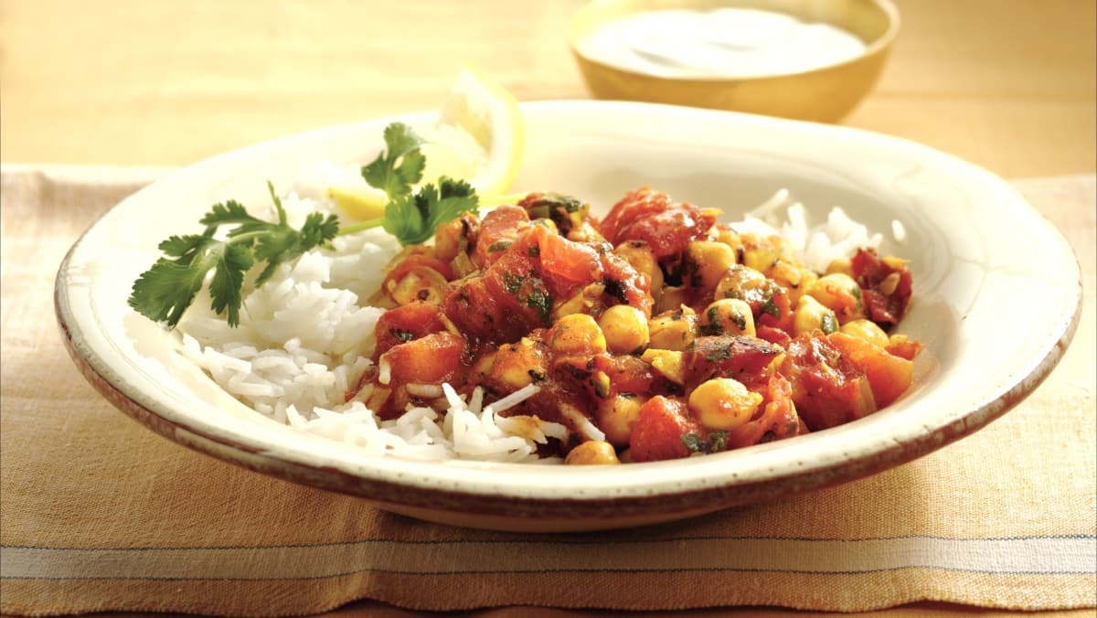 Chick Pea and Tomato Curry (Gluten Free)
