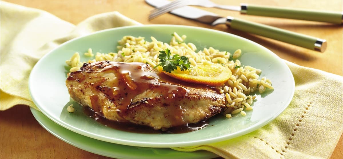 Chicken Breasts with Orange Glaze