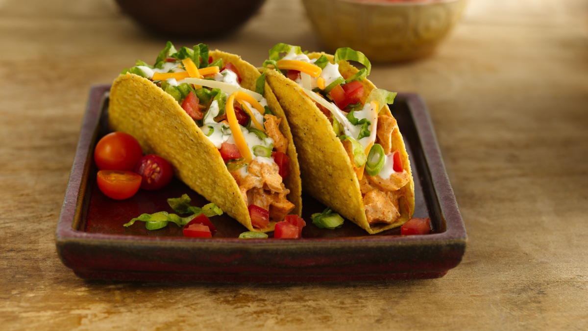 Tacos au poulet ranch