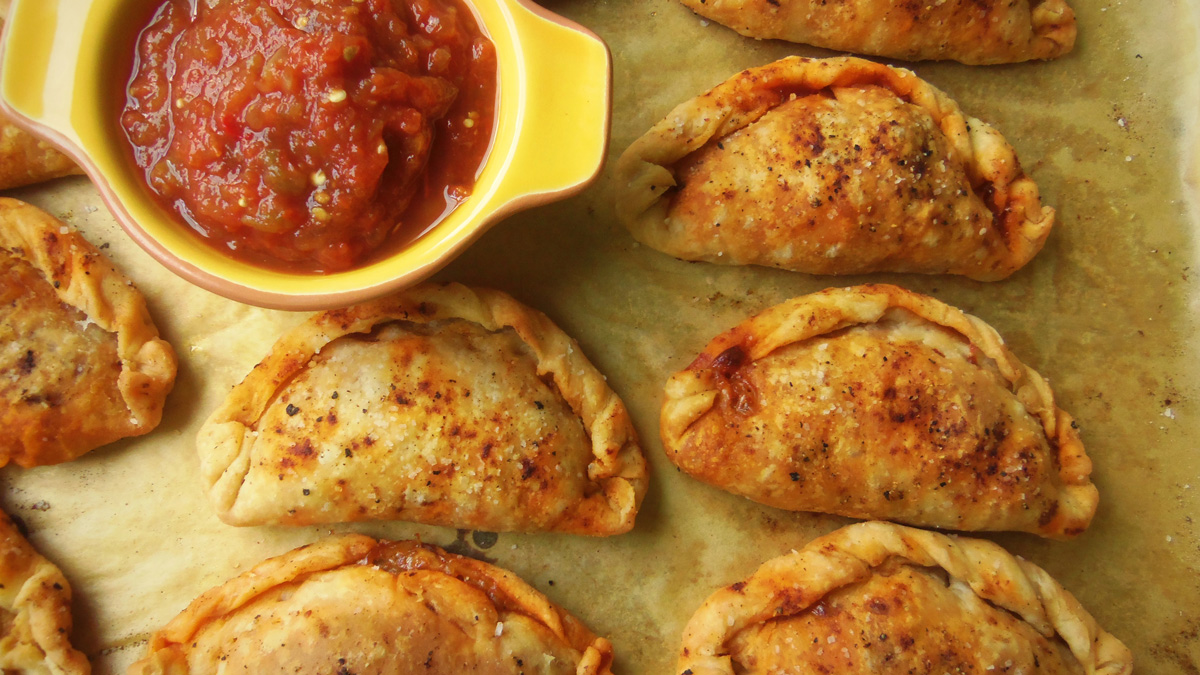 Chorizo and Sun Dried Tomato Turnovers