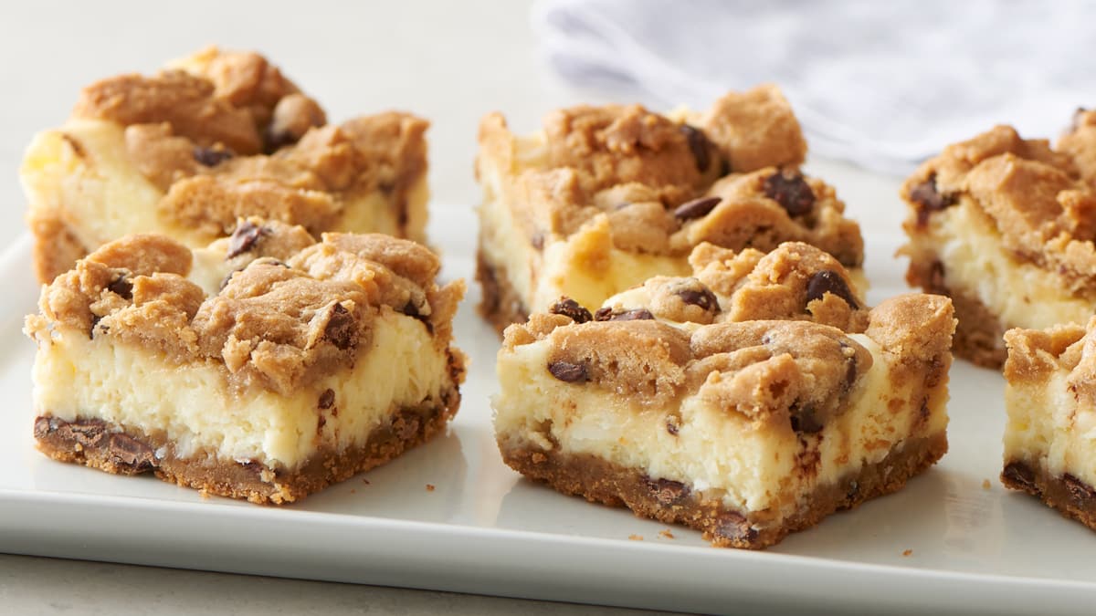 Barre grains de chocolat et gâteau au fromage