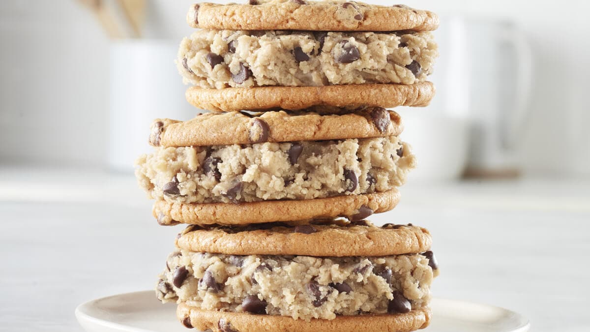 Cookie Dough Sandwich Cookies