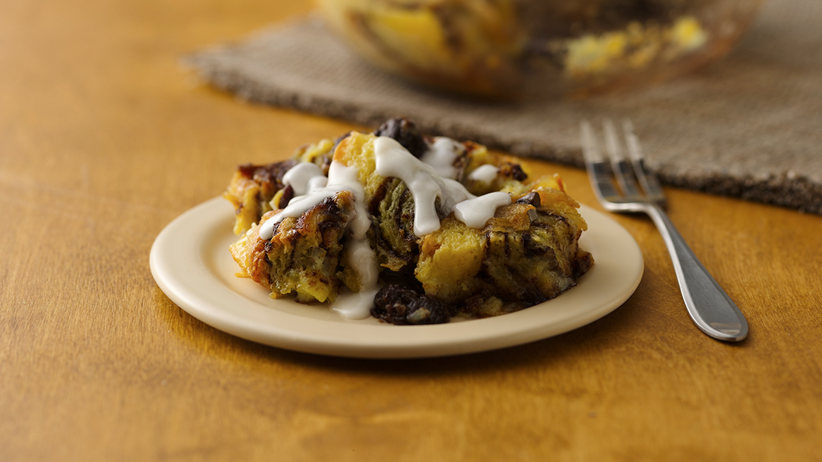 Delightful Cookie Bread Pudding