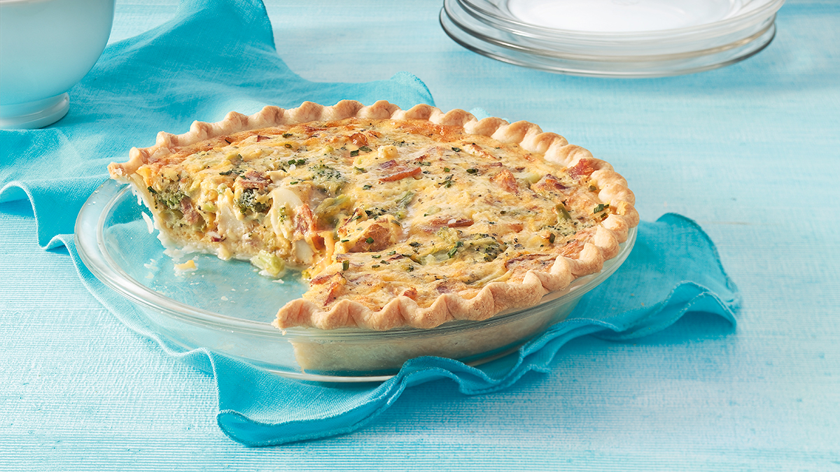 Four Cheese Crescent Quiche